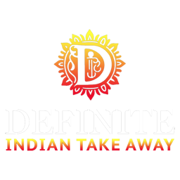 Definite Indian Takeaway logo.